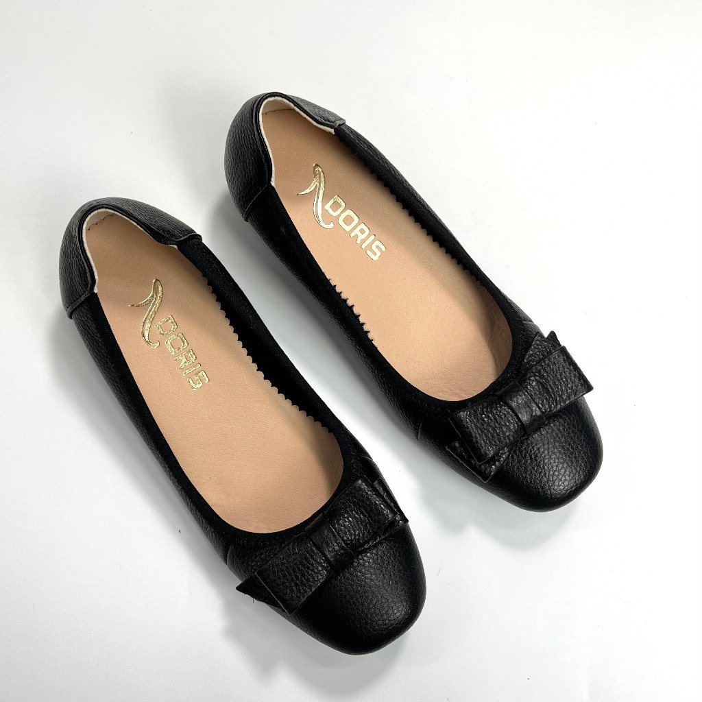 Giày búp bê xuống  DN302 Cao 3cm mũi vuông - Form chuẩn- Đặt đúng sz thường đi.