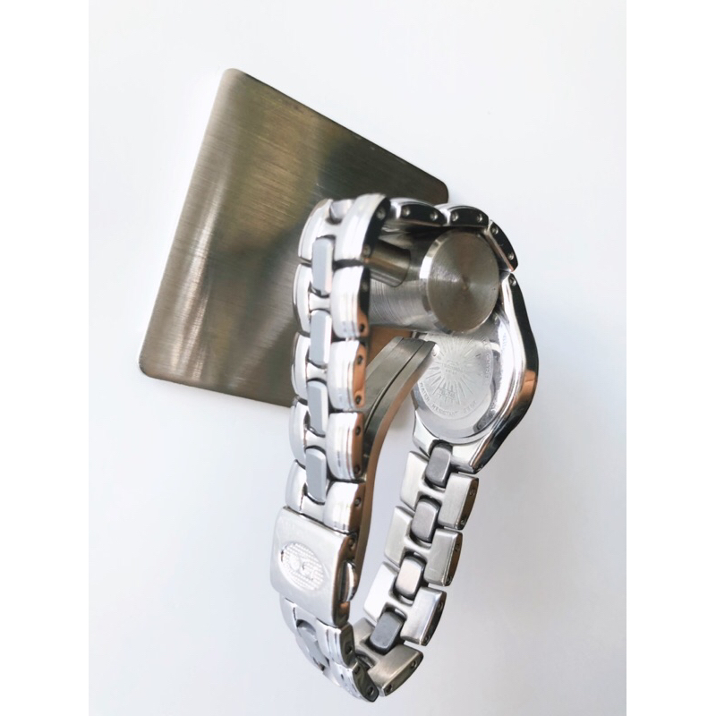 Đồng hồ nữ nhỏ xinh máy pin 2hand vintage - Technos đá tungsten - size 22mm