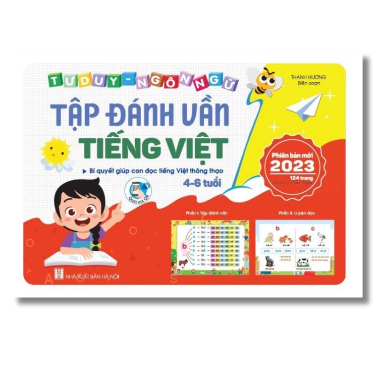 Sách -Tập Đánh vần Tiếng Việt bí quyết giúp con đọc thông thạo 4-6 tuổi
