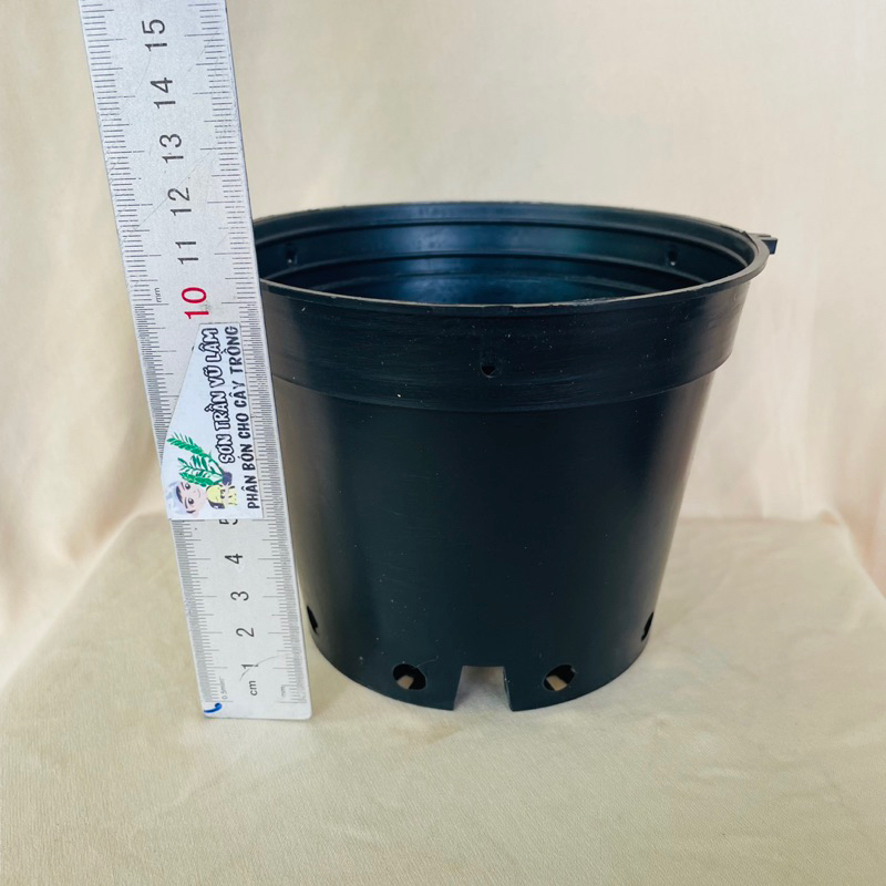 Chậu Nhựa Đen Trồng Lan Fi 14 - 10 Cái