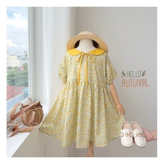 ZUN Kids - VÁY BABYDOLL CỔ SEN