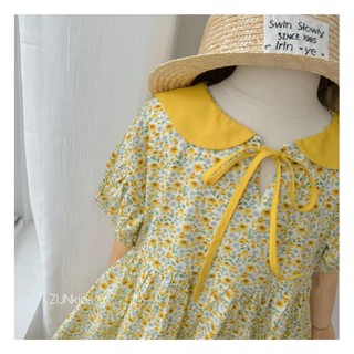 ZUN Kids - VÁY BABYDOLL CỔ SEN