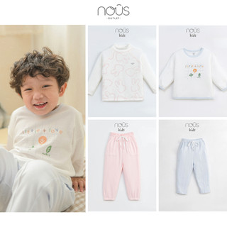 Áo dài và quần dài Nous cho bé trai, bé gái chất liệu cao cấp (size 2-6 tuổi)