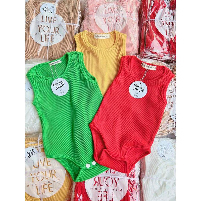 Bộ body gân cho bé trai và bé gái Quần áo Trẻ Em