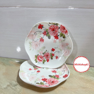 Đĩa Nhựa Phíp Hoa Mai Chịu Nhiệt Tốt Size 15cm Hoạ Tiết Xinh Xắn