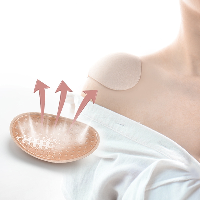 Bộ 2 Miếng Độn Vai Silicon Tàng Hình Tự Nhiên, Miếng Dán Độn Định Hình Vai Cho Nam Nữ ZANABRA D0126