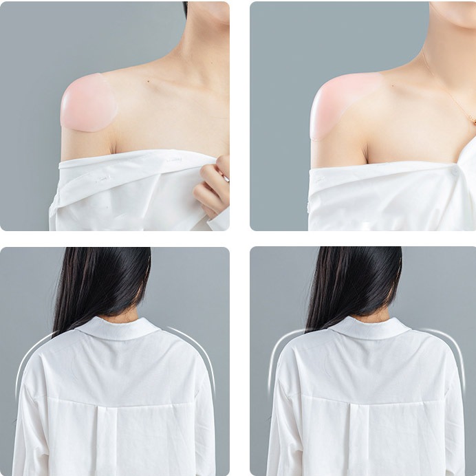 Bộ 2 Miếng Độn Vai Silicon Tàng Hình Tự Nhiên, Miếng Dán Độn Định Hình Vai Cho Nam Nữ ZANABRA D0126