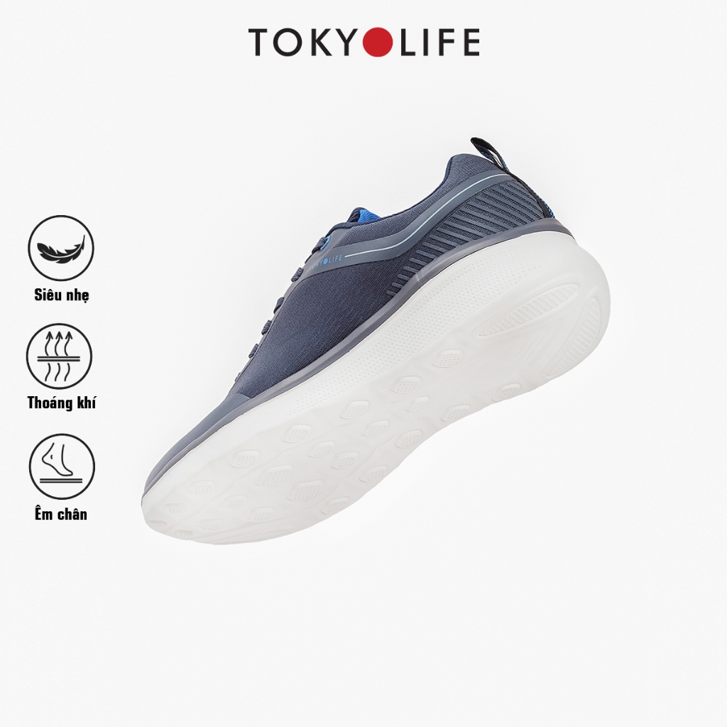 Giày thể thao nam TOKYOLIFE siêu nhẹ êm chân năng động chống trượt phù hợp chạy bộ, tập gym C7SHO351M