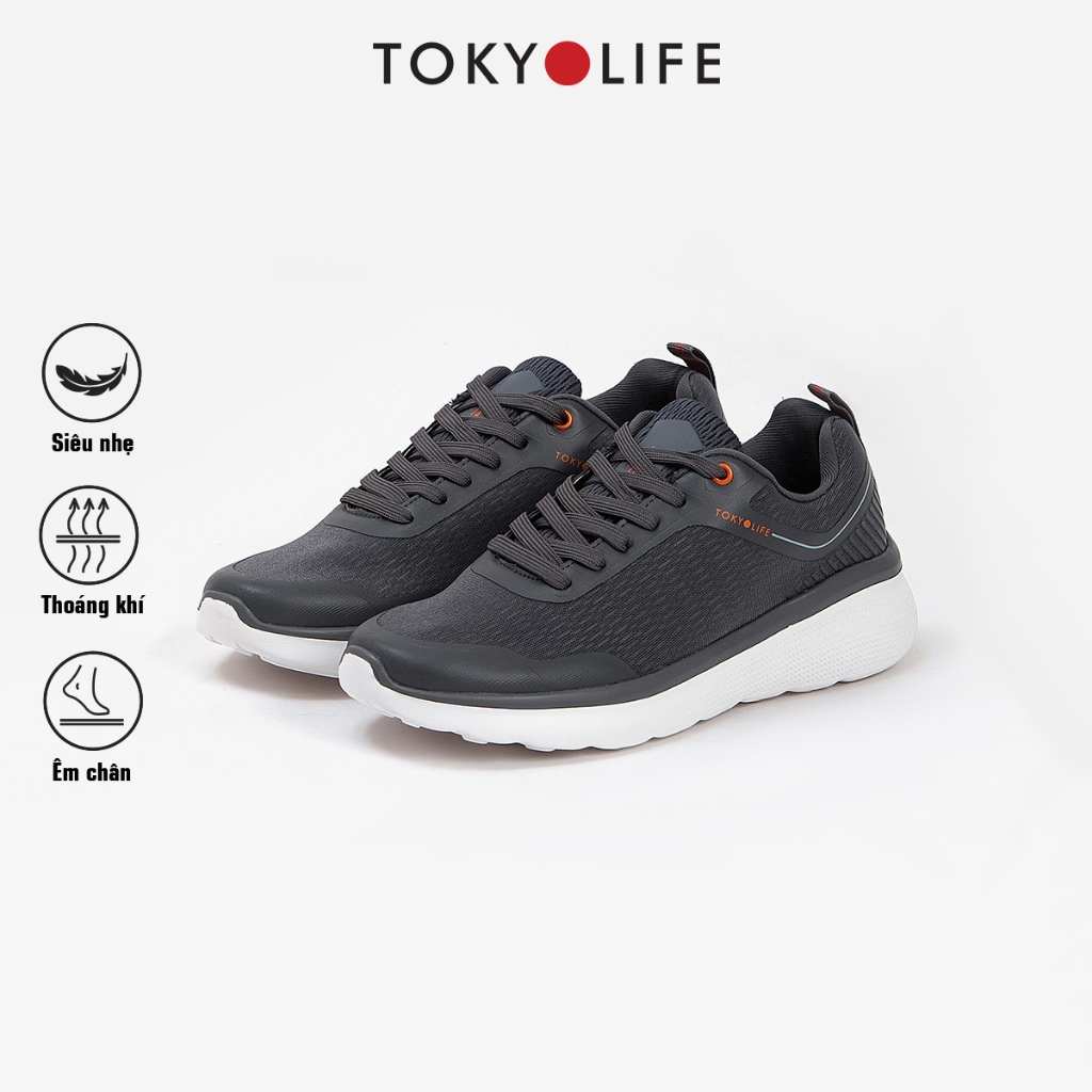 Giày thể thao nam TOKYOLIFE siêu nhẹ êm chân năng động chống trượt phù hợp chạy bộ, tập gym C7SHO351M