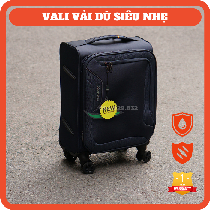 Vali vải dù siêu nhẹ Leavesking size cabin