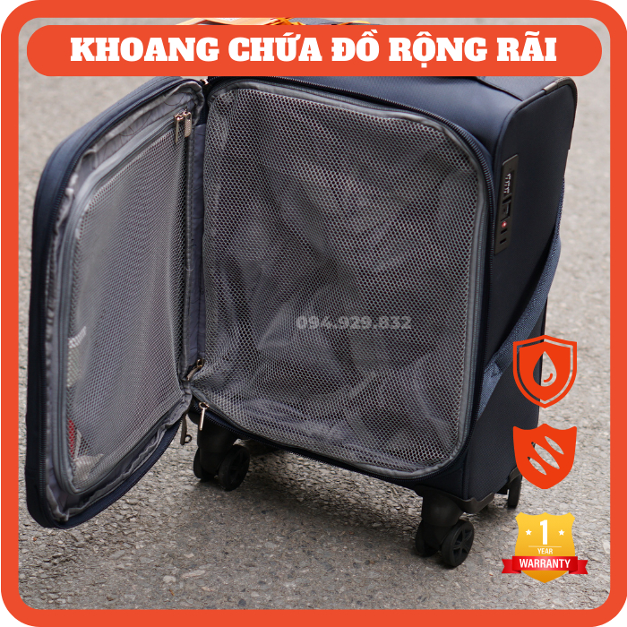 Vali vải dù siêu nhẹ Leavesking size cabin