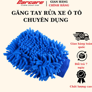 Găng tay rửa xe ô tô chuyên dụng - Bao tay san hô rửa, lau xe o to