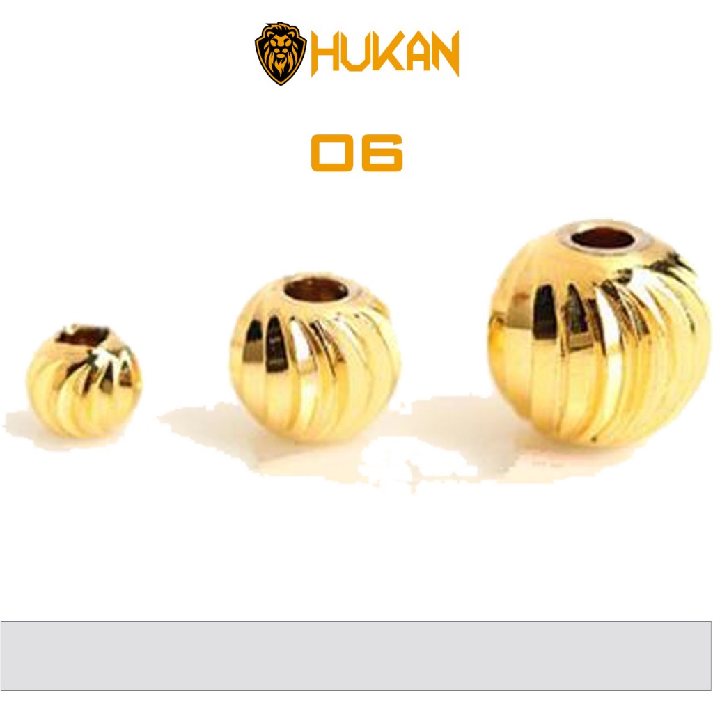Quà tặng 06 Hạt chuỗi tròn màu vàng