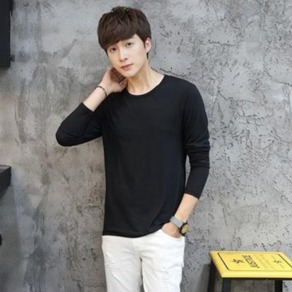 Áo Thun Dài Tay Nam Thoitrang24h Vải Dày Không Xù Lông