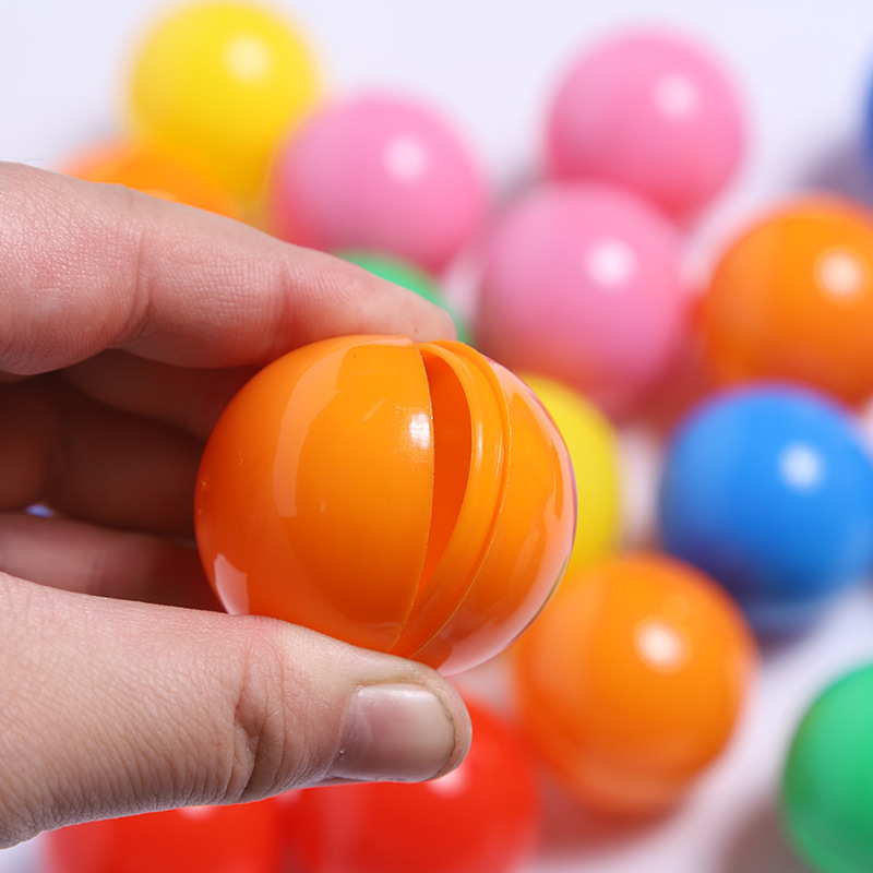 Set 10 Quả Bóng Nhựa Mở Đôi, Banh Bốc Thăm May Mắn, Bóng Chập Đôi, Bóng Nhựa 2 Nửa 40mm