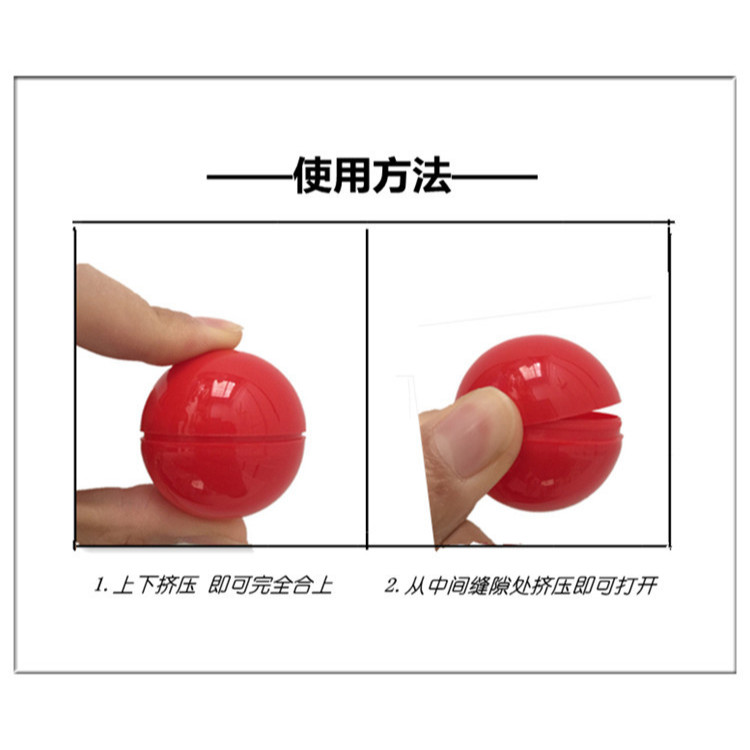 Set 10 Quả Bóng Nhựa Mở Đôi, Banh Bốc Thăm May Mắn, Bóng Chập Đôi, Bóng Nhựa 2 Nửa 40mm