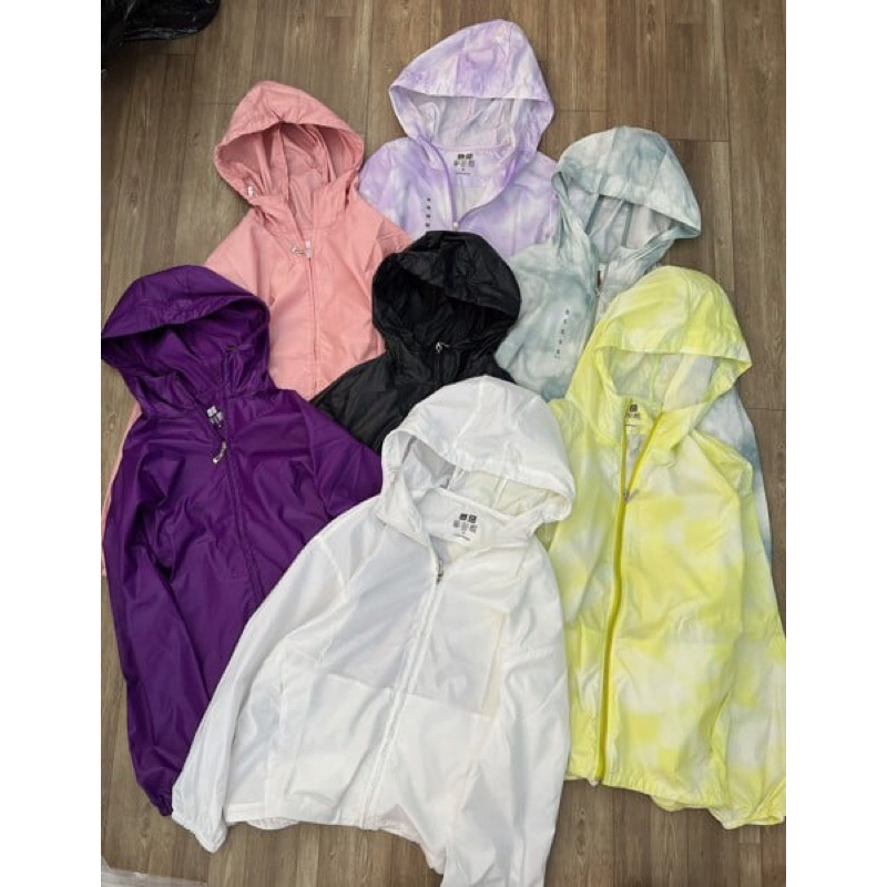 BEUCLOSET - Áo khoác UNI loang màu chất dù