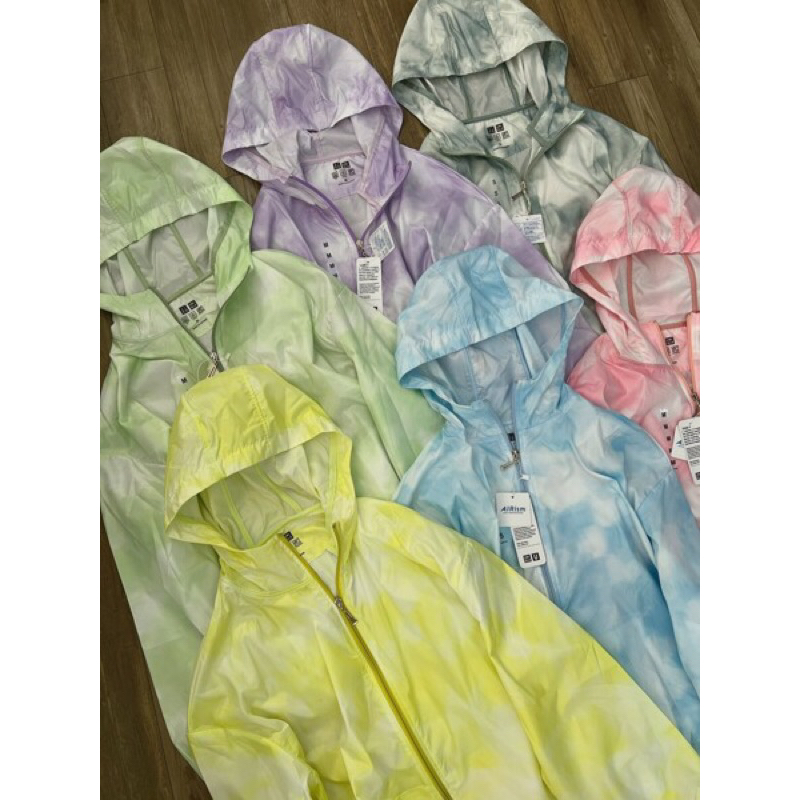 BEUCLOSET - Áo khoác UNI loang màu chất dù