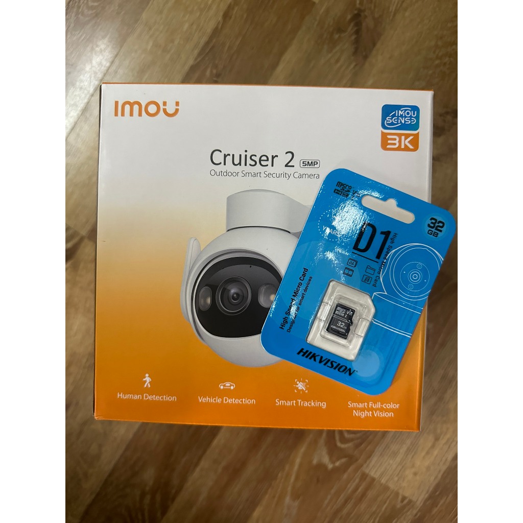 Camera WIFI ngoài trời SIÊU NÉT, XOAY 360, MÀU ĐÊM ĐÀM THOẠI IMOU Cruiser 2 5MP -3MP