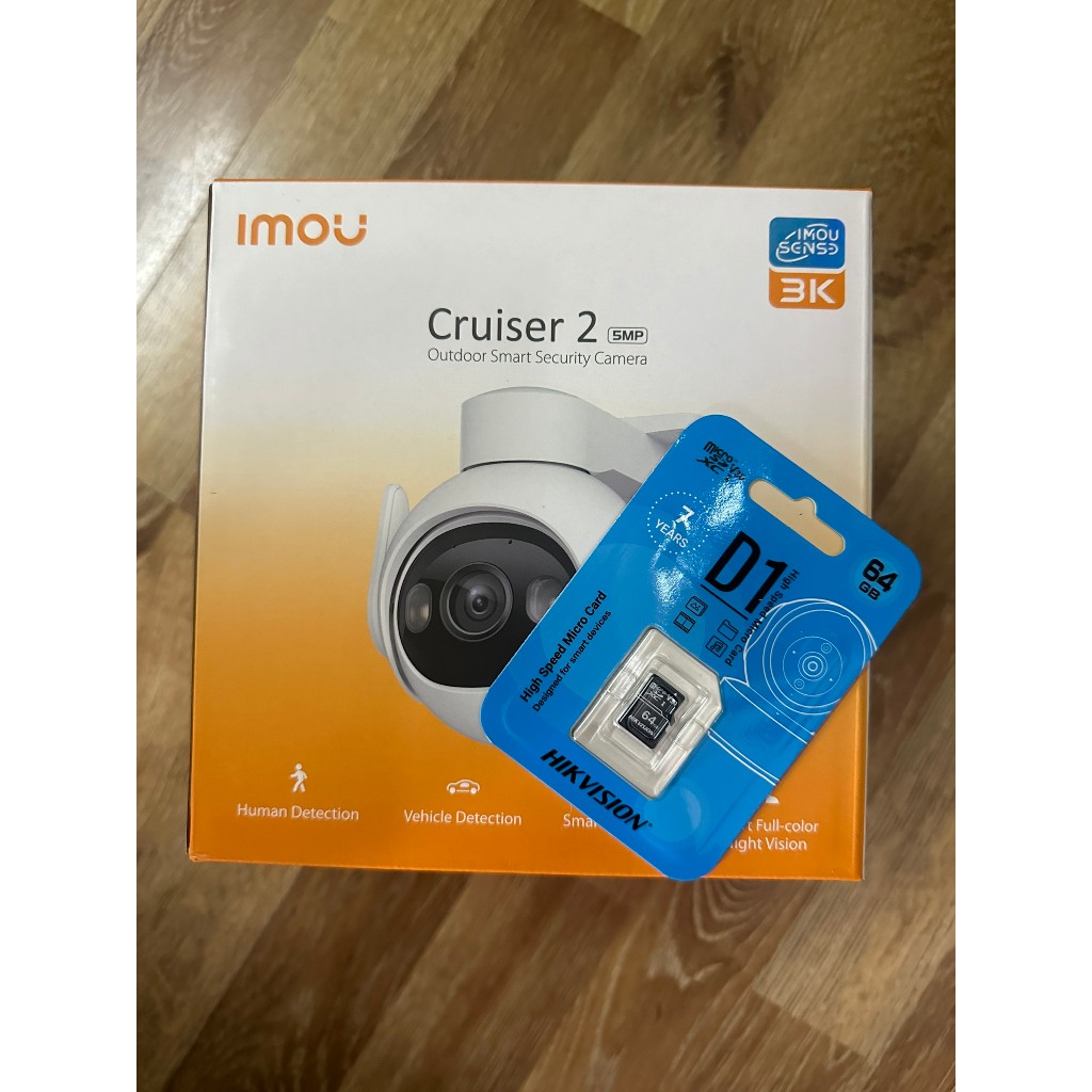 Camera WIFI ngoài trời SIÊU NÉT, XOAY 360, MÀU ĐÊM ĐÀM THOẠI IMOU Cruiser 2 5MP -3MP