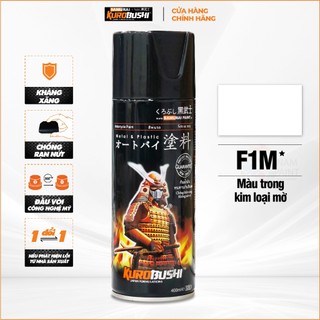Sơn xịt SAMURAI Kurobushi - màu trong kim loại mờ F1M (400 ml) chuyên dùng cho xe máy
