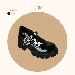 Flora Platform Maryjane - giày da bò nữ (genuine leather)