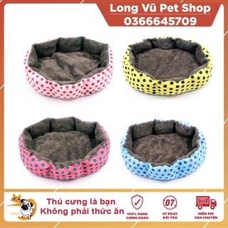 Đệm Ngủ Cho Chó Mèo Thú Cưng Mềm Mại - Nệm cho chó mèo 37x32cm - Long Vũ Pet Shop