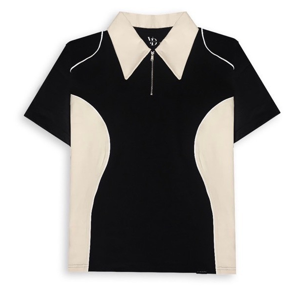 Áo Polo VERDANA Blockcore Local Brand Khóa Kéo Zip Unisex