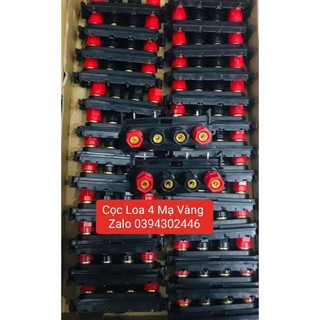 Cọc loa 4 mạ vàng .và mạ bạc gía sỉ