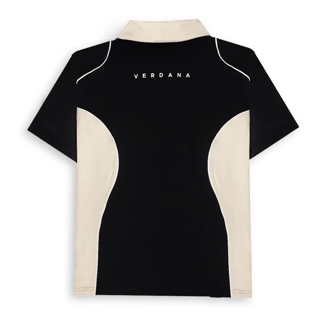 Áo Polo VERDANA Blockcore Local Brand Khóa Kéo Zip Unisex