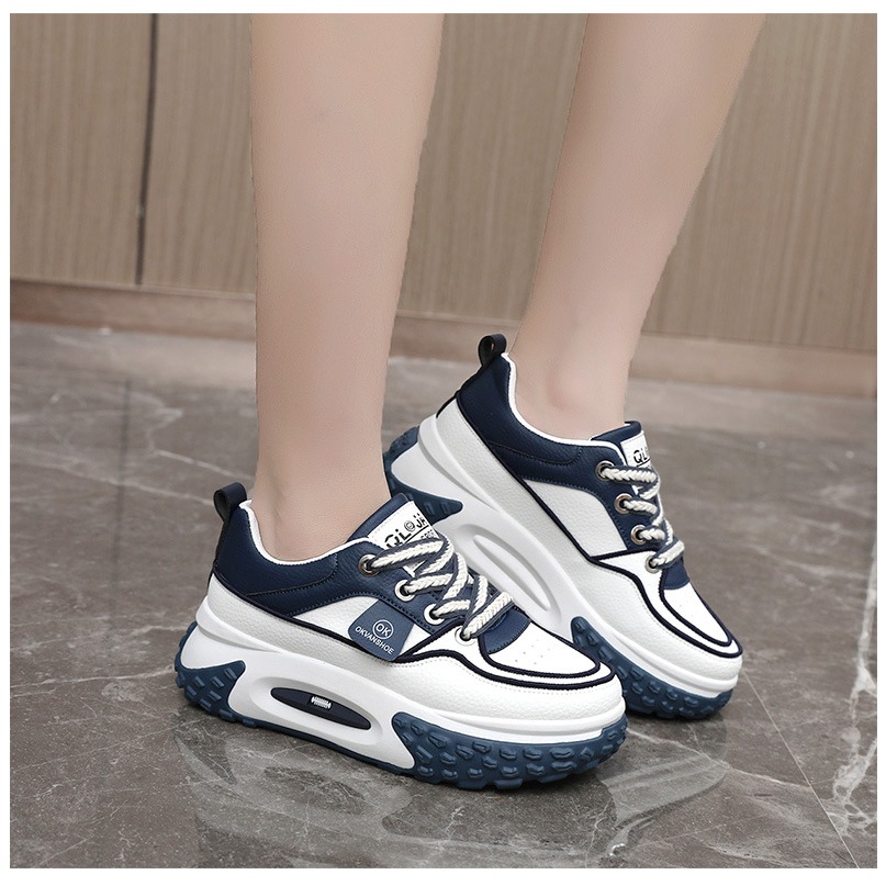 Giày Thể Thao Nữ Nâng Đế 5cm Đi Tôn Dáng, Êm Chân, Fullbox