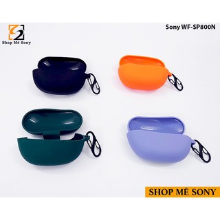 Case vỏ ốp Sony WF-SP800N kèm móc chữ S kim loại