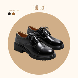 Kony shoes - Giày da bò nữ (genuine leather) phong cách vintage, retro