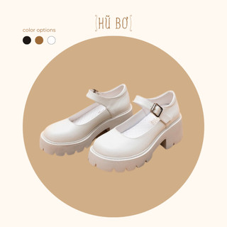 Platform Mary Jane - Giày da bò nữ (genuine leather)