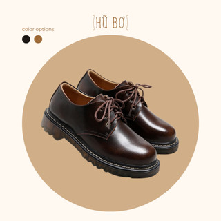 Original shoes - Giày da bò nữ (genuine leather) phong cách vintage, retro