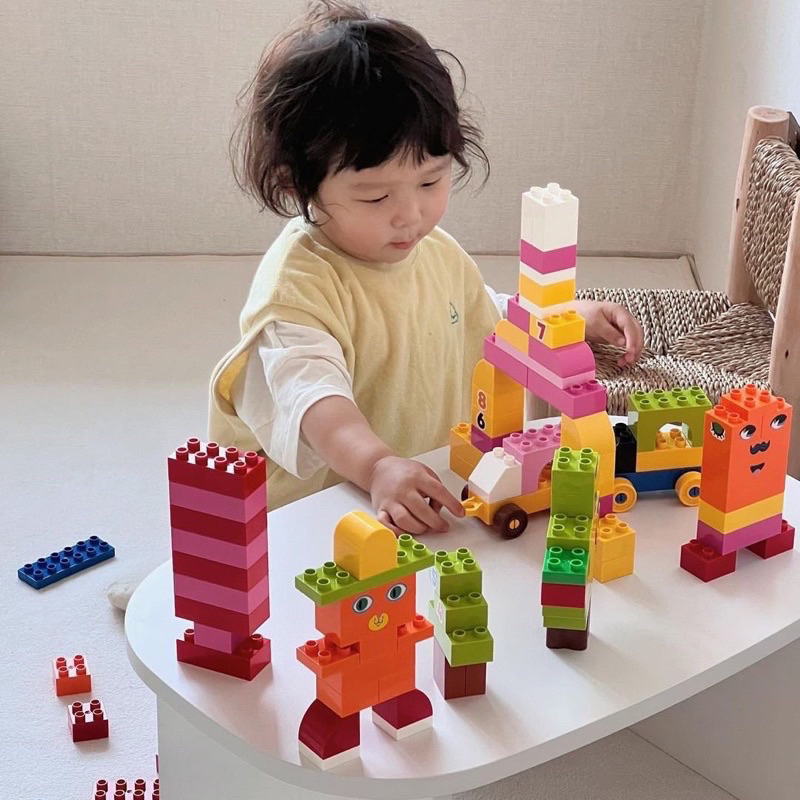 ĐỒ CHƠI XẾP HÌNH LEGO MY LITTLE TIGER HÀN QUỐC 100 CHI TIẾT GIÚP PHÁT TRIỂN TƯ DUY CHO BÉ