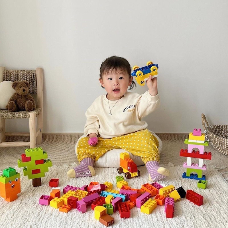 ĐỒ CHƠI XẾP HÌNH LEGO MY LITTLE TIGER HÀN QUỐC 100 CHI TIẾT GIÚP PHÁT TRIỂN TƯ DUY CHO BÉ
