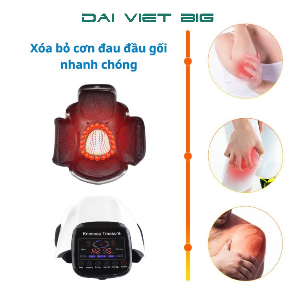Máy massage đầu gối HY-991 ( BẢO HÀNH 24 THÁNG ), máy mát xa đầu gối, hỗ trợ giảm đau nhức khớp gối, Massage túi khí