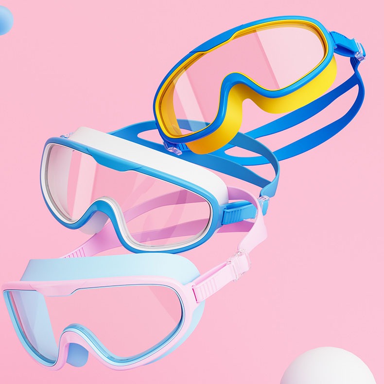 Kính Bơi Trẻ Em Tặng Kèm Bịt Tai Kính Bơi Cho Bé Tầm Nhìn Rộng Chống UV Dây Đeo Êm Ái Cleacco SG1885 Boro Sport