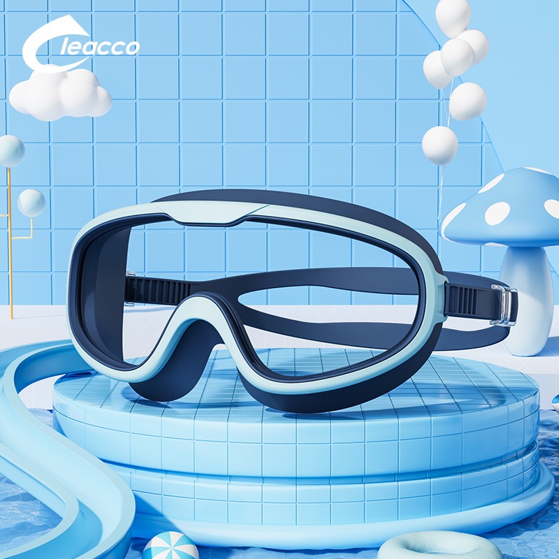 Kính Bơi Trẻ Em Tặng Kèm Bịt Tai Kính Bơi Cho Bé Tầm Nhìn Rộng Chống UV Dây Đeo Êm Ái Cleacco SG1885 Boro Sport