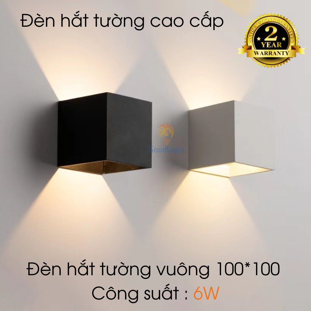 Đèn trang trí hắt tường phòng khách phòng ngủ sân vườn ngoài trời chống nước phong cách hiện đại, điểm nhấn không gian