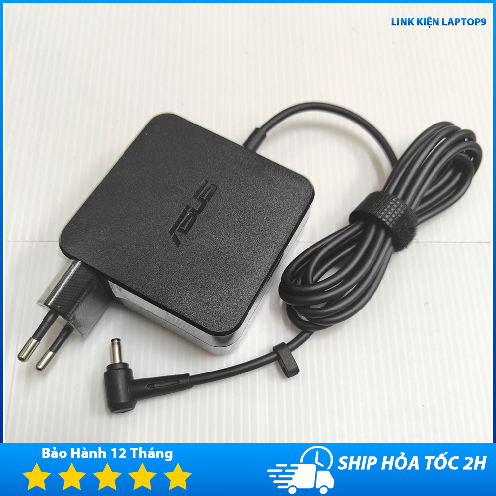 Sạc Laptop Asus Zin Chân Kim Nhỏ 4.0x1.35mm 65w-19v-3.42a Zenbook Vivobook 45w-19v-2.37a Bảo Hành 12 Tháng Mới 100%