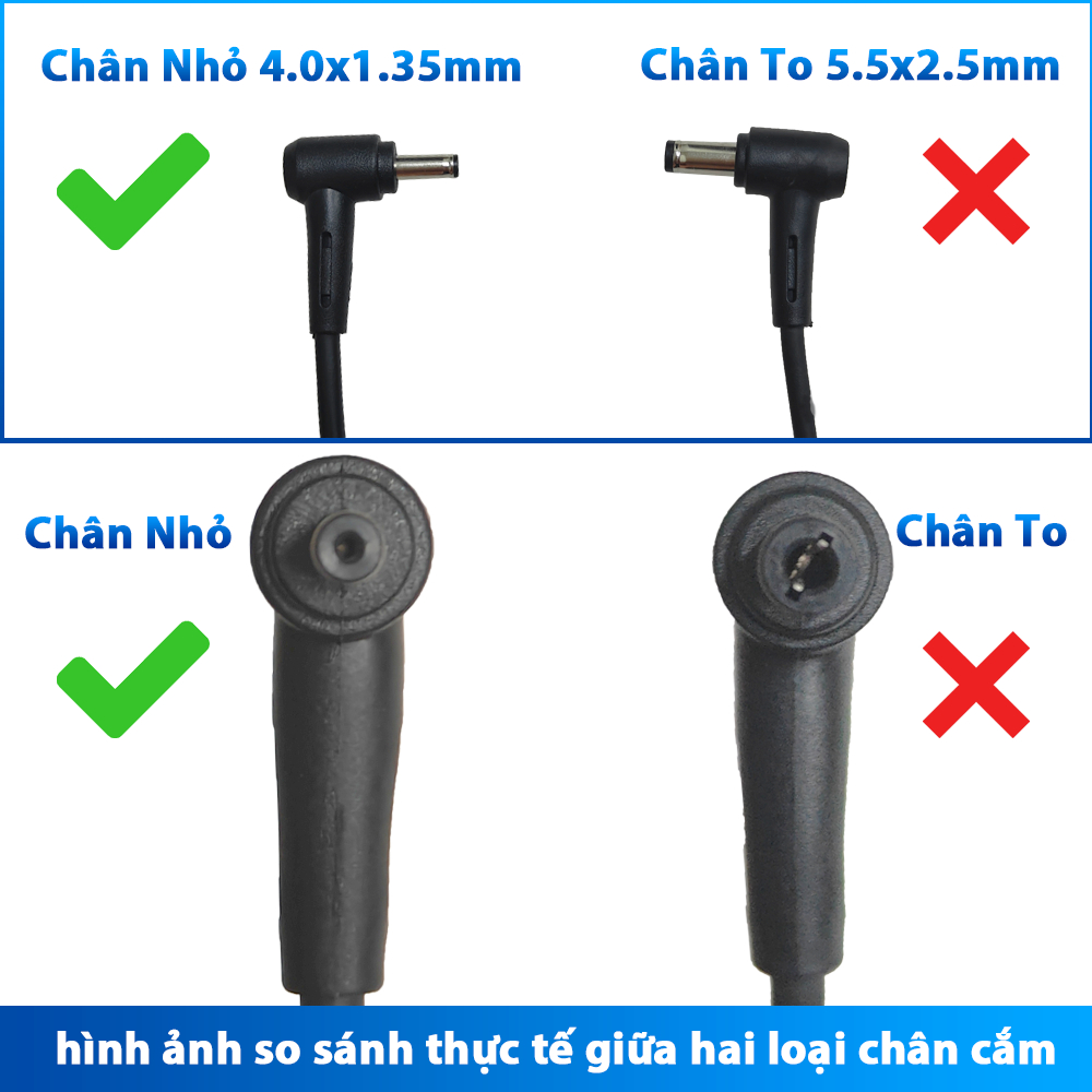 Sạc Laptop Asus Zin Chân Kim Nhỏ 4.0x1.35mm 65w-19v-3.42a Zenbook Vivobook 45w-19v-2.37a Bảo Hành 12 Tháng Mới 100%