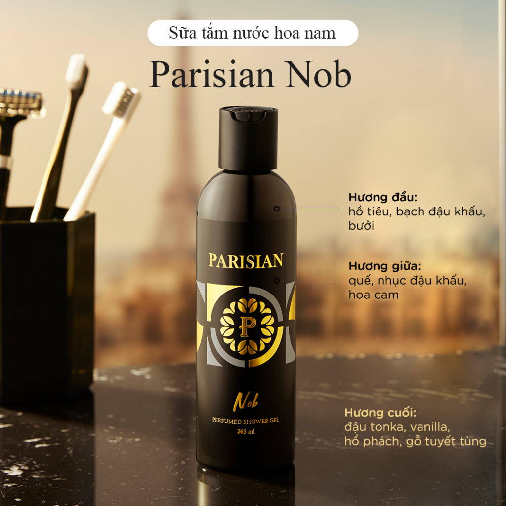 Sữa tắm Nước Hoa Nam Parisian 265ml