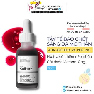 The Ordinary AHA 30%+BHA 2% Peeling Solution 30ml Serum Thanh Lọc Da - The Ordinary