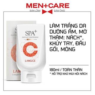 COLLAGEN TRẮNG DA SPA+ CHỐNG NẮNG, GIỮA ẨM NGỪA LÃO HÓA 180ML LANGCE dành cho NAM