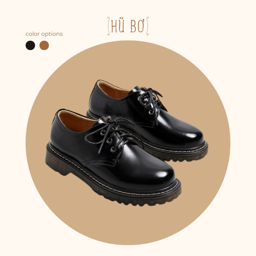 Original shoes - Giày da bò nữ phong cách vintage, retro