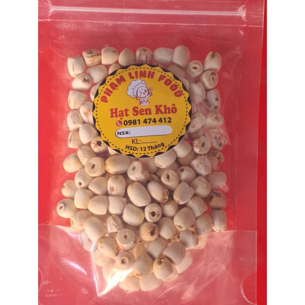 Hạt Sen Khô 100g loại ngon - Hạt Sen Khô Huế Loại 1 Cao Cấp