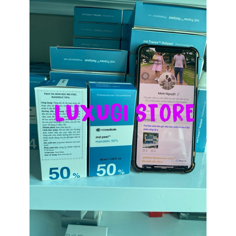 Peel MD, IM, Gigi - tách dung dịch Peel/Enhance/pro peel/post peel các loại