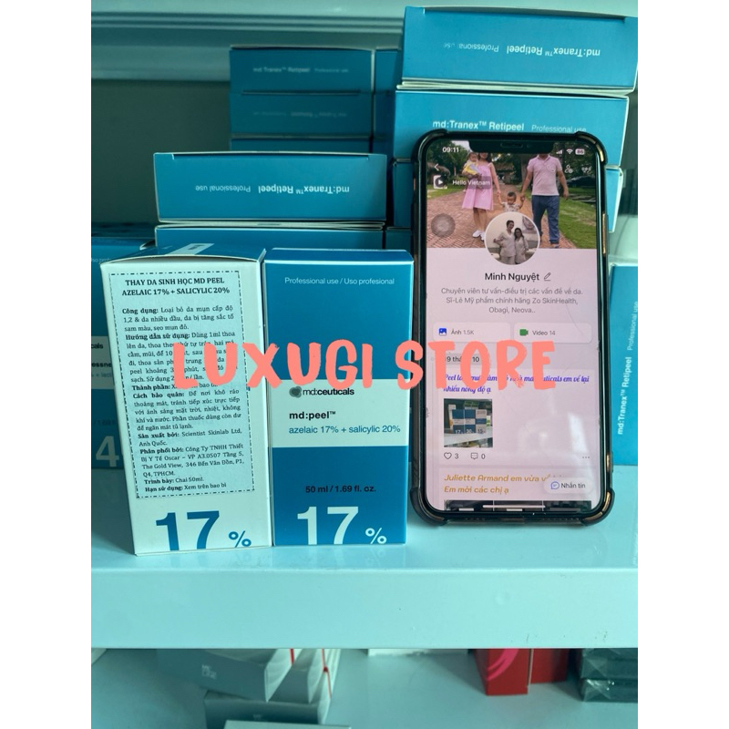 Peel MD, IM, Gigi - tách dung dịch Peel/Enhance/pro peel/post peel các loại